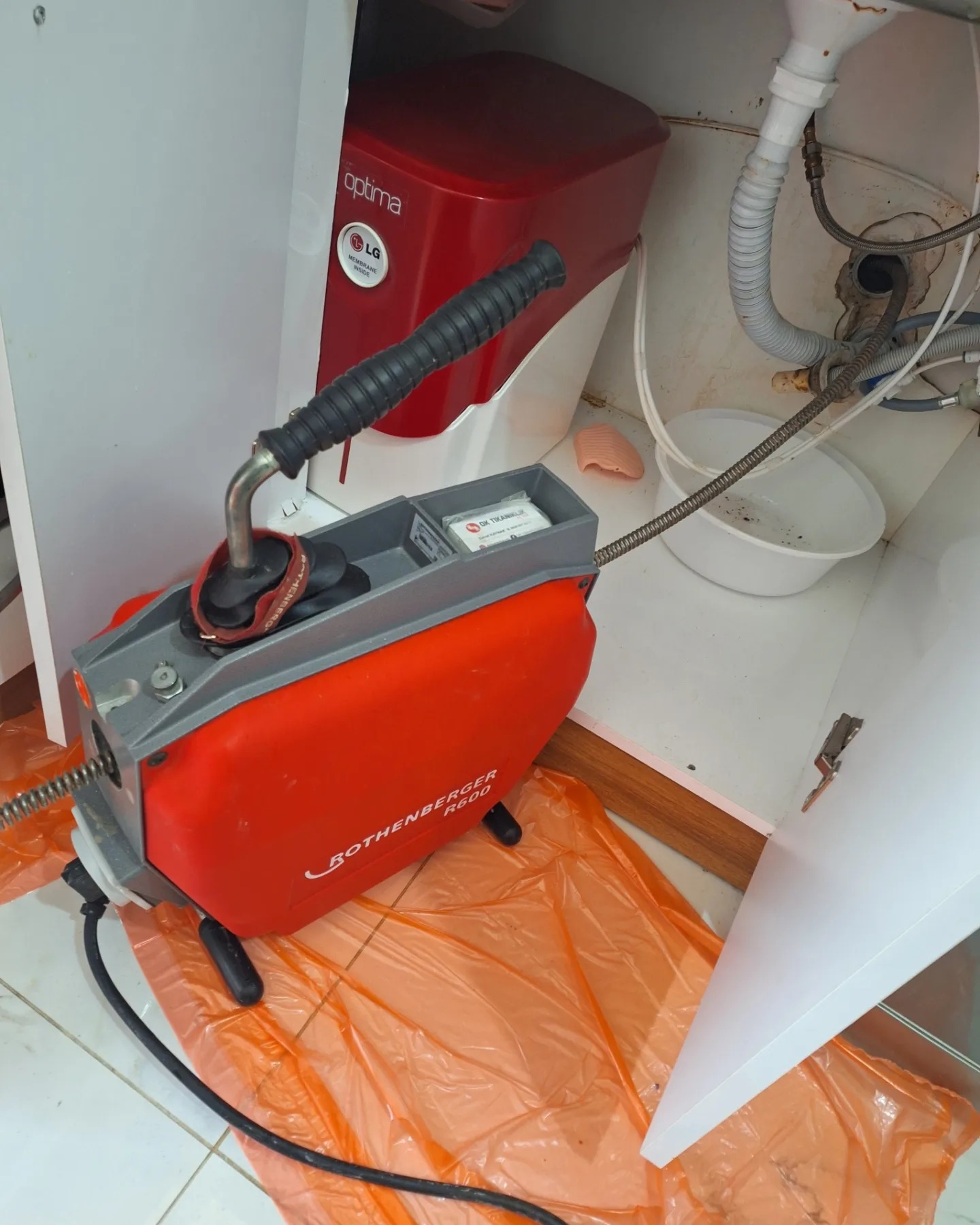 Tıkanık gider açma servisi